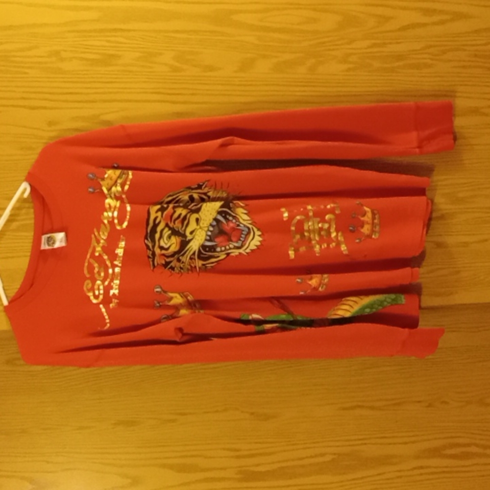 Ed Hardy long sleeved shirt XL